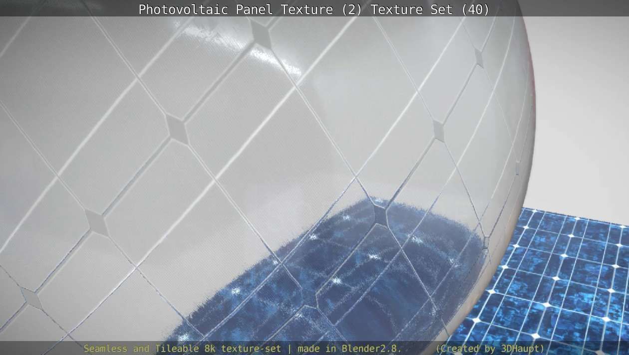 Photovoltaic Panel Texture 2 - Texture Set 40 Texture_119
