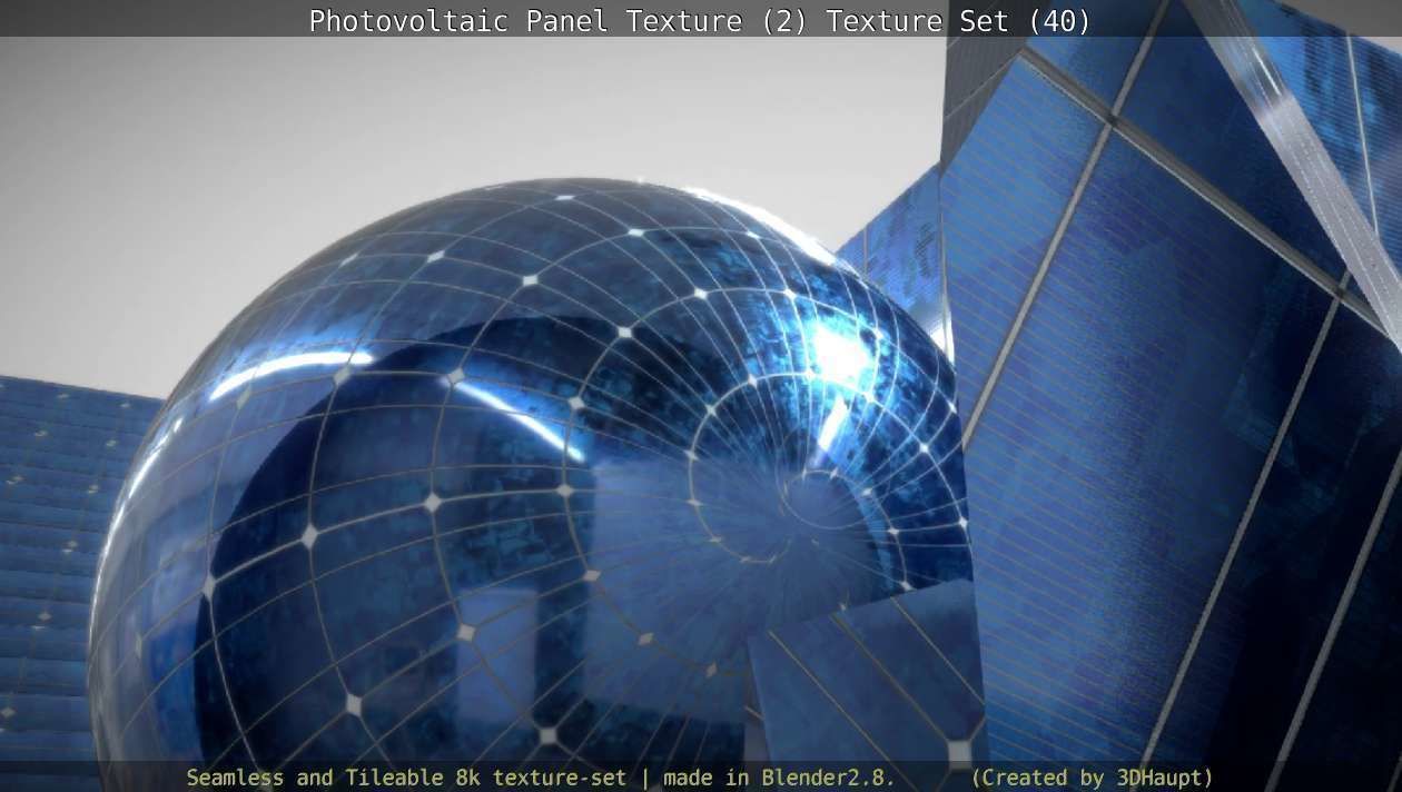 Photovoltaic Panel Texture 2 - Texture Set 40 Texture_77