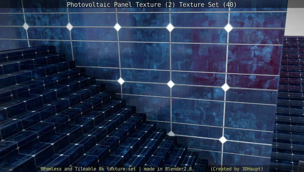 Photovoltaic Panel Texture 2 - Texture Set 40 Texture_96