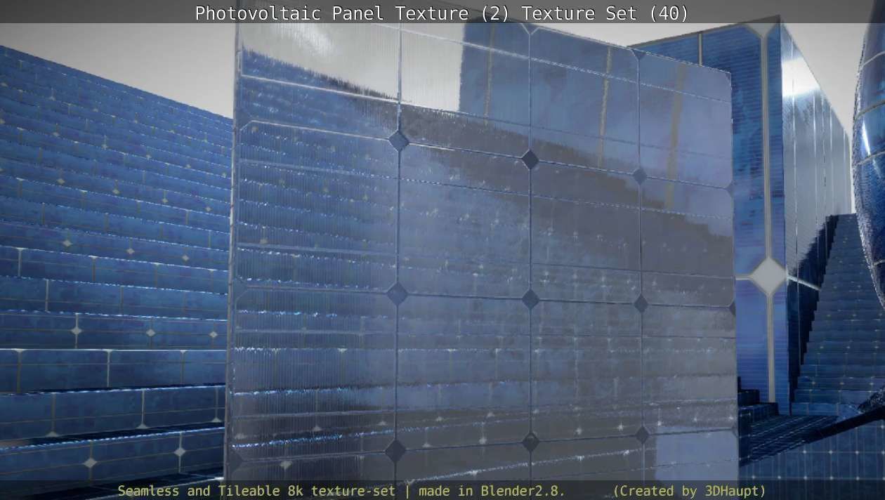 Photovoltaic Panel Texture 2 - Texture Set 40 Texture_60