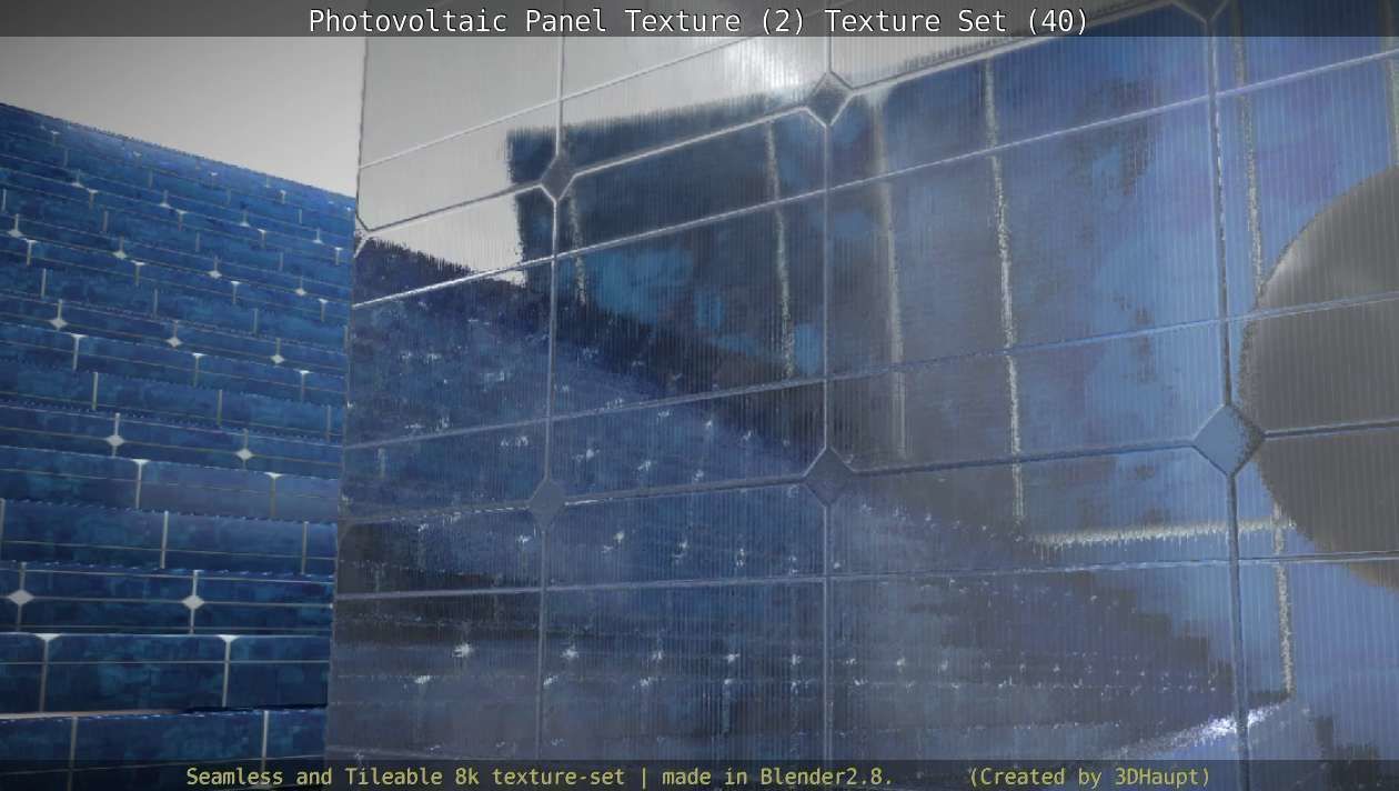 Photovoltaic Panel Texture 2 - Texture Set 40 Texture_132