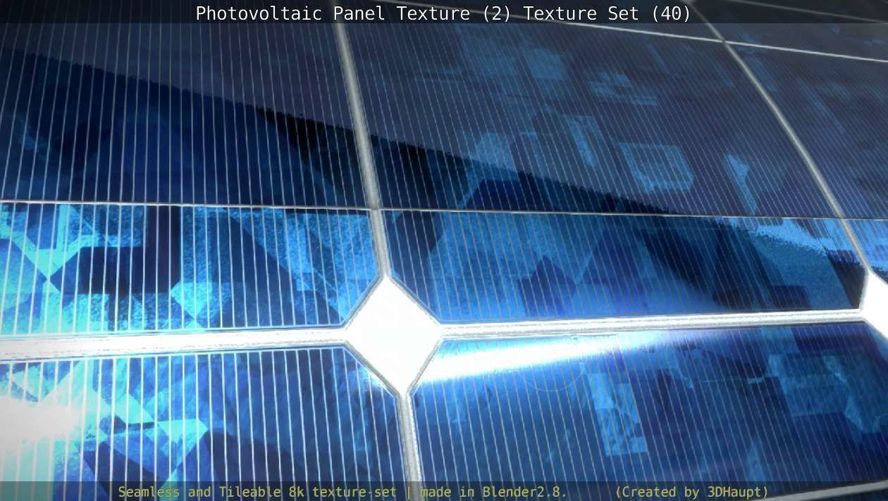 Photovoltaic Panel Texture 2 - Texture Set 40 Texture_82