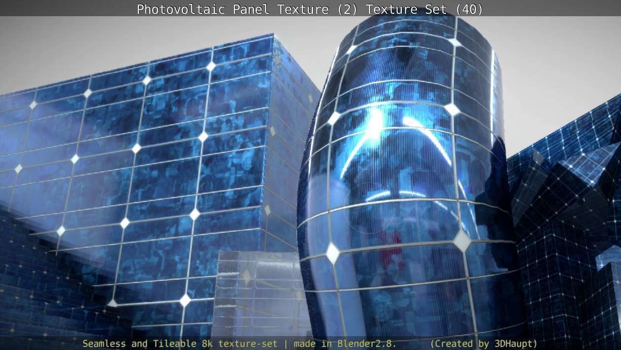 Photovoltaic Panel Texture 2 - Texture Set 40 Texture_87