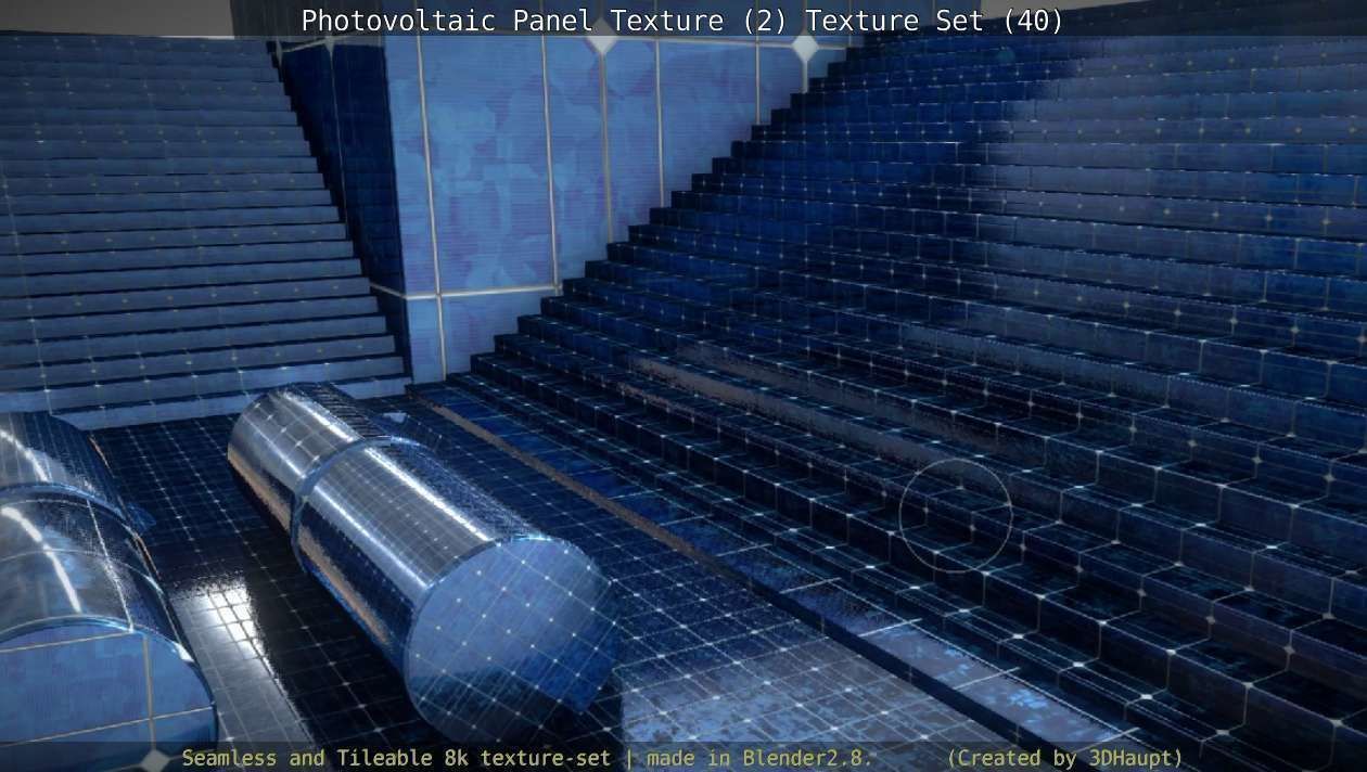 Photovoltaic Panel Texture 2 - Texture Set 40 Texture_106