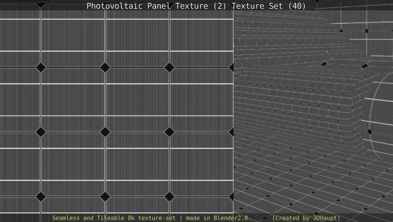 Photovoltaic Panel Texture 2 - Texture Set 40 Texture_32