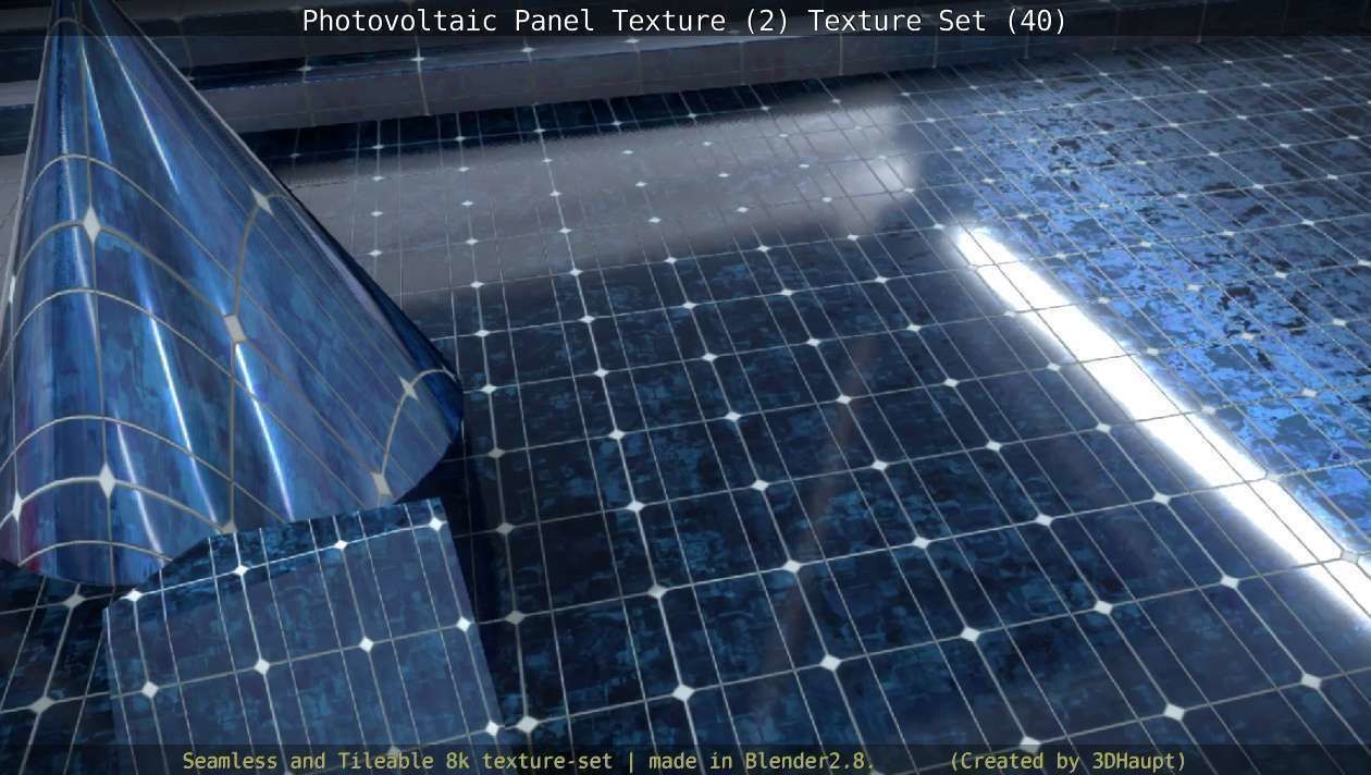 Photovoltaic Panel Texture 2 - Texture Set 40 Texture_38