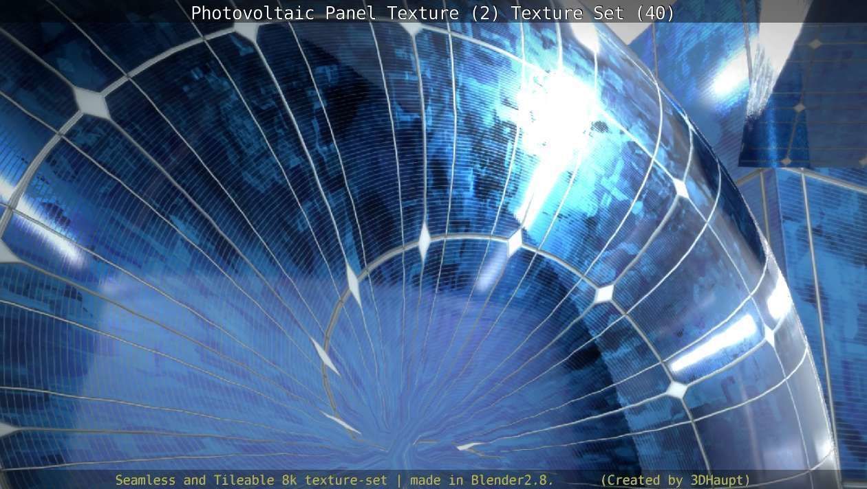 Photovoltaic Panel Texture 2 - Texture Set 40 Texture_91