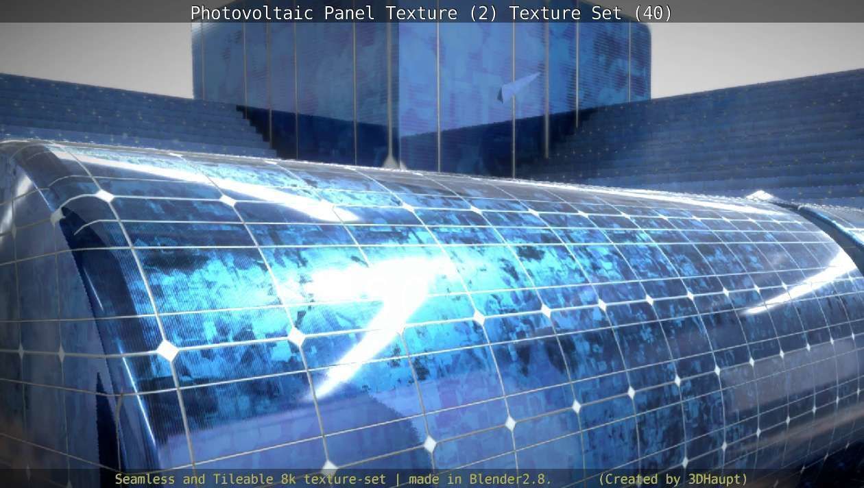 Photovoltaic Panel Texture 2 - Texture Set 40 Texture_68
