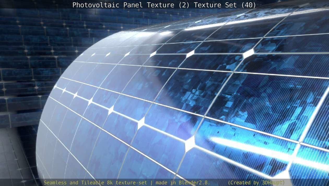 Photovoltaic Panel Texture 2 - Texture Set 40 Texture_76