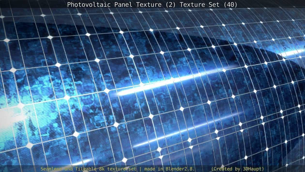 Photovoltaic Panel Texture 2 - Texture Set 40 Texture_35