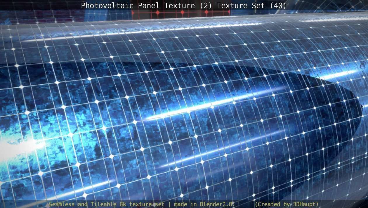 Photovoltaic Panel Texture 2 - Texture Set 40 Texture_140