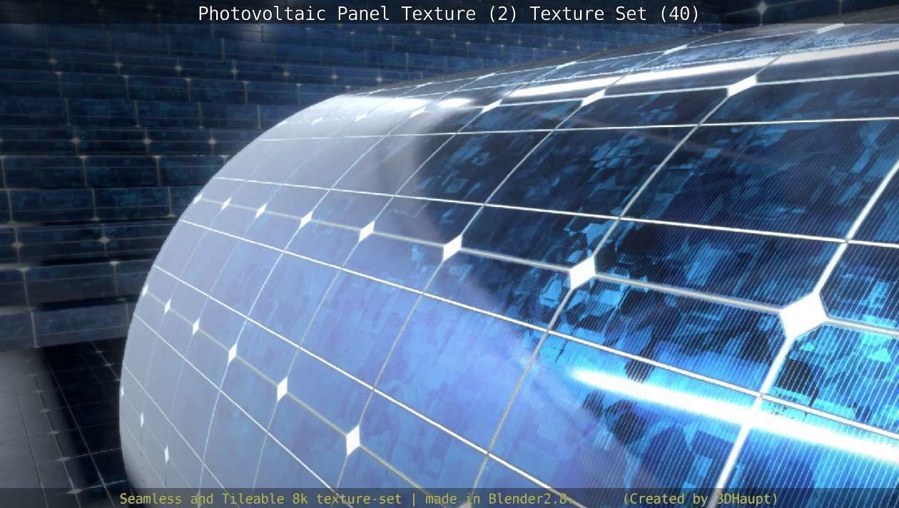 Photovoltaic Panel Texture 2 - Texture Set 40 Texture_80