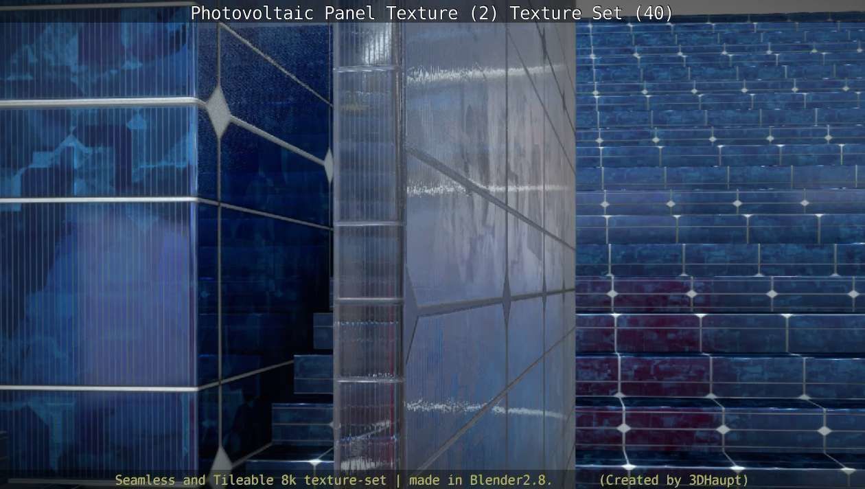 Photovoltaic Panel Texture 2 - Texture Set 40 Texture_144