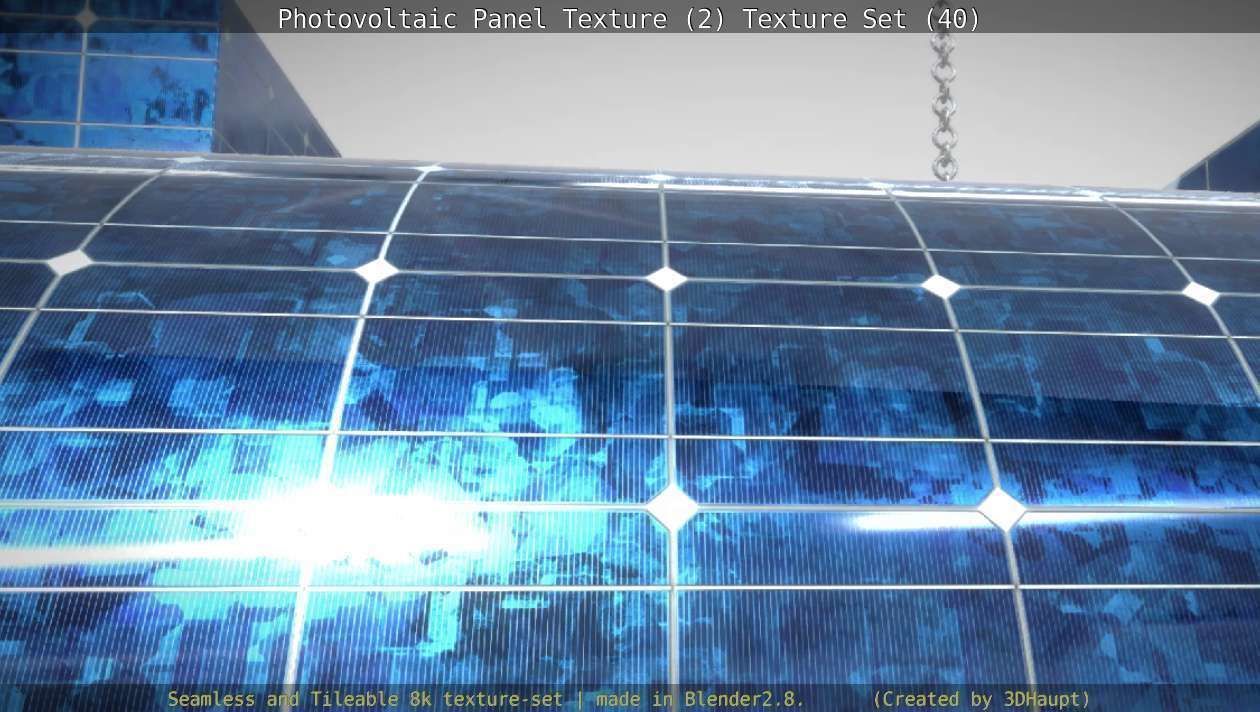 Photovoltaic Panel Texture 2 - Texture Set 40 Texture_85