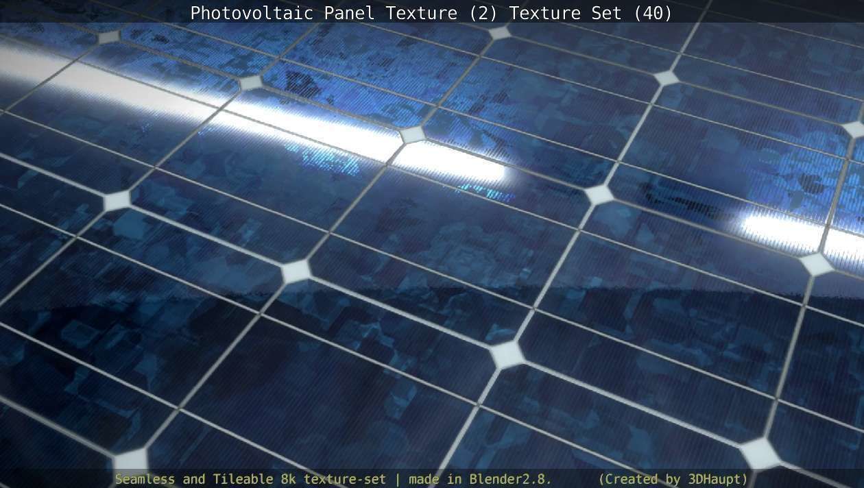 Photovoltaic Panel Texture 2 - Texture Set 40 Texture_34