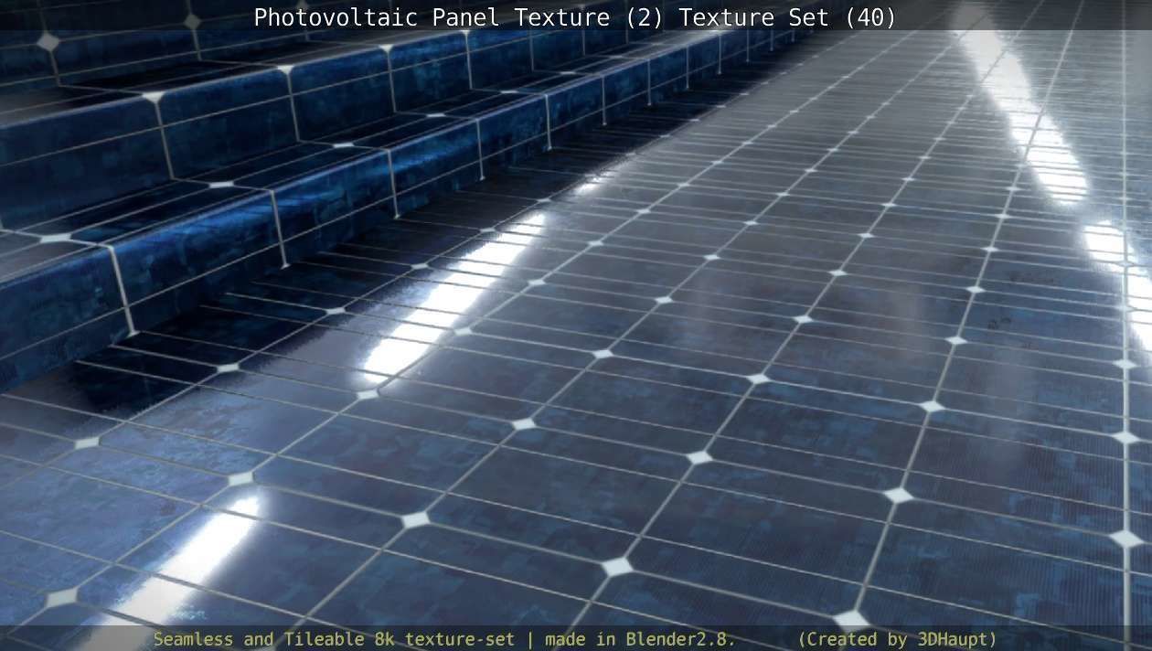 Photovoltaic Panel Texture 2 - Texture Set 40 Texture_48