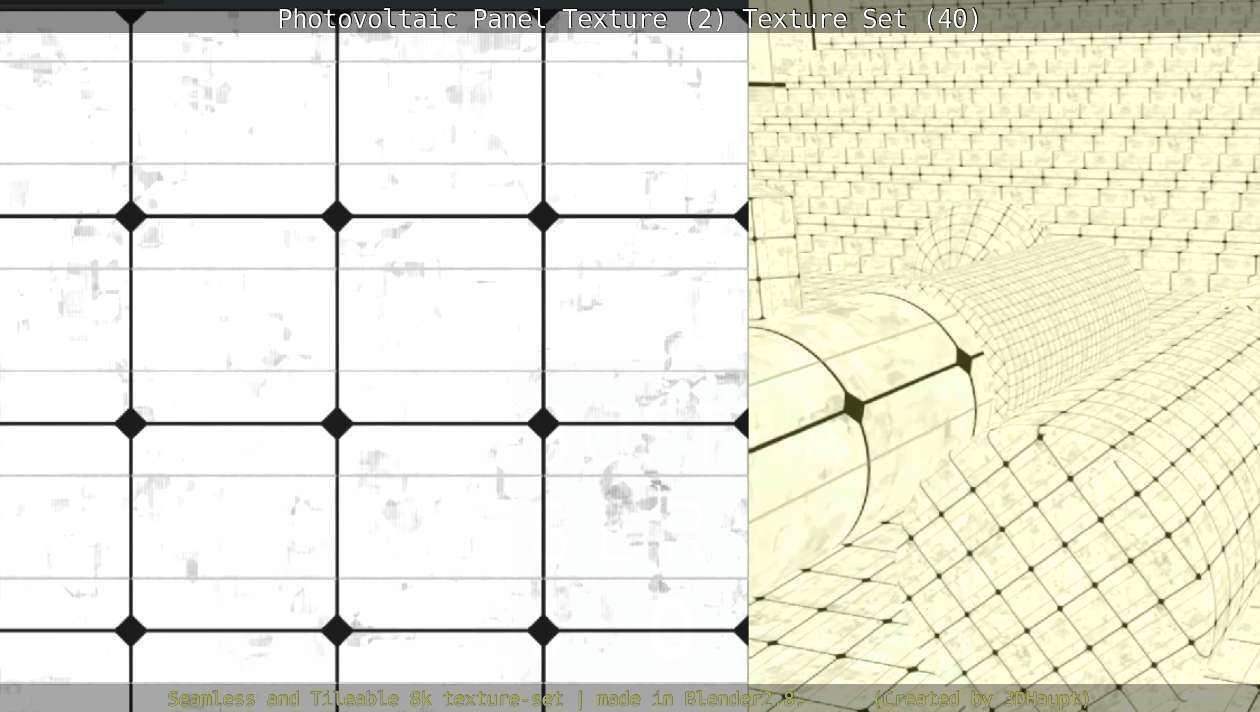 Photovoltaic Panel Texture 2 - Texture Set 40 Texture_28