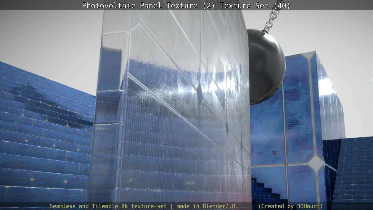 Photovoltaic Panel Texture 2 - Texture Set 40 Texture_57