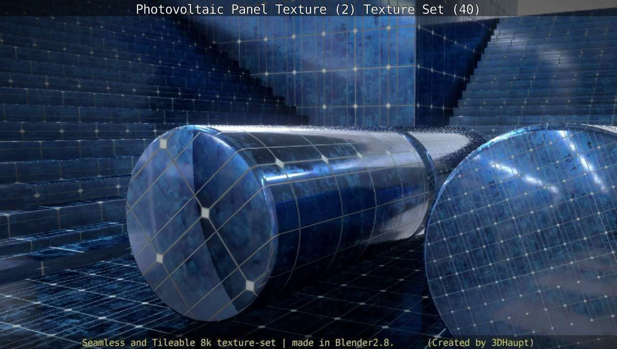 Photovoltaic Panel Texture 2 - Texture Set 40 Texture_116