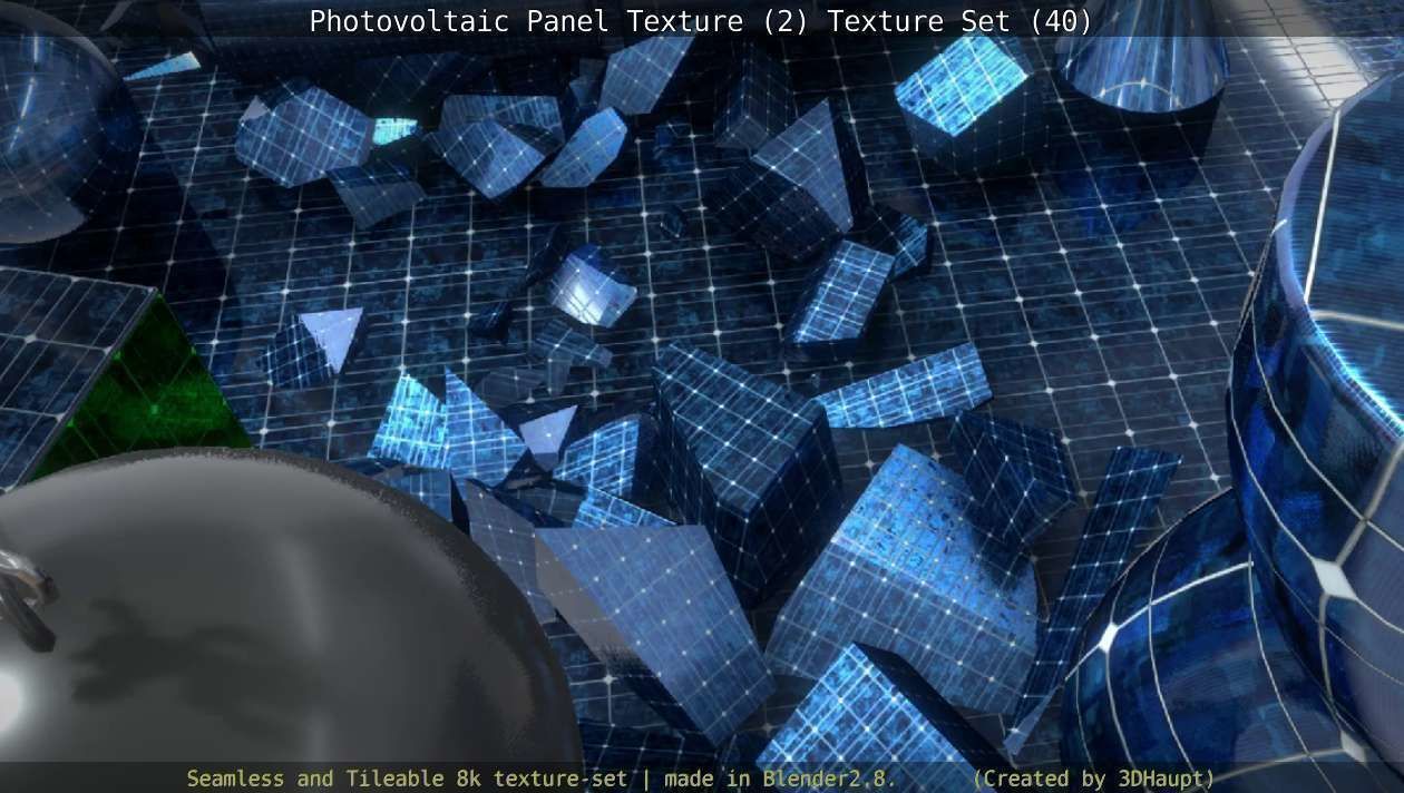 Photovoltaic Panel Texture 2 - Texture Set 40 Texture_55