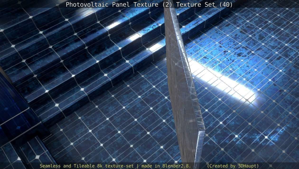 Photovoltaic Panel Texture 2 - Texture Set 40 Texture_65