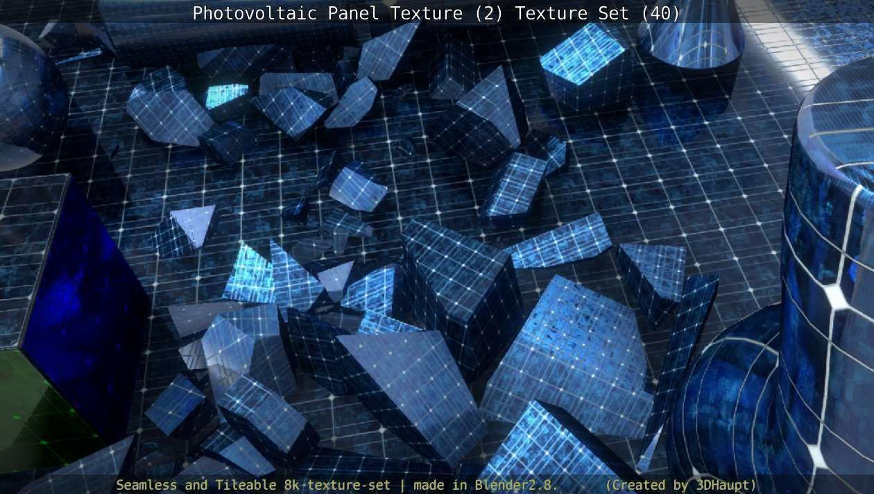 Photovoltaic Panel Texture 2 - Texture Set 40 Texture_56