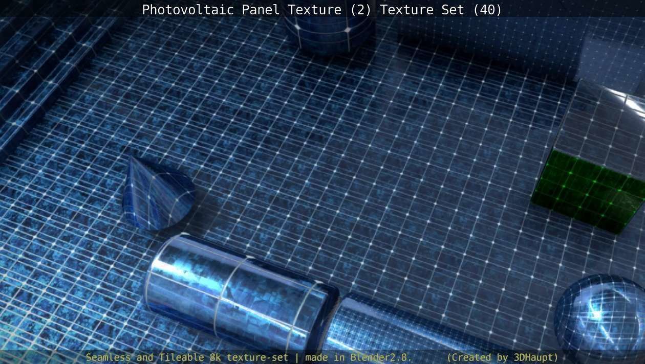 Photovoltaic Panel Texture 2 - Texture Set 40 Texture_44