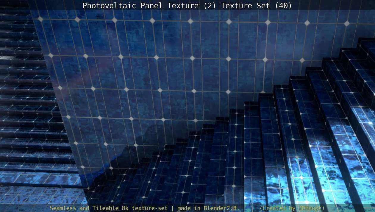Photovoltaic Panel Texture 2 - Texture Set 40 Texture_11