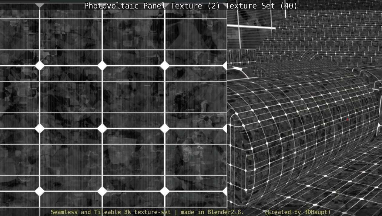 Photovoltaic Panel Texture 2 - Texture Set 40 Texture_29