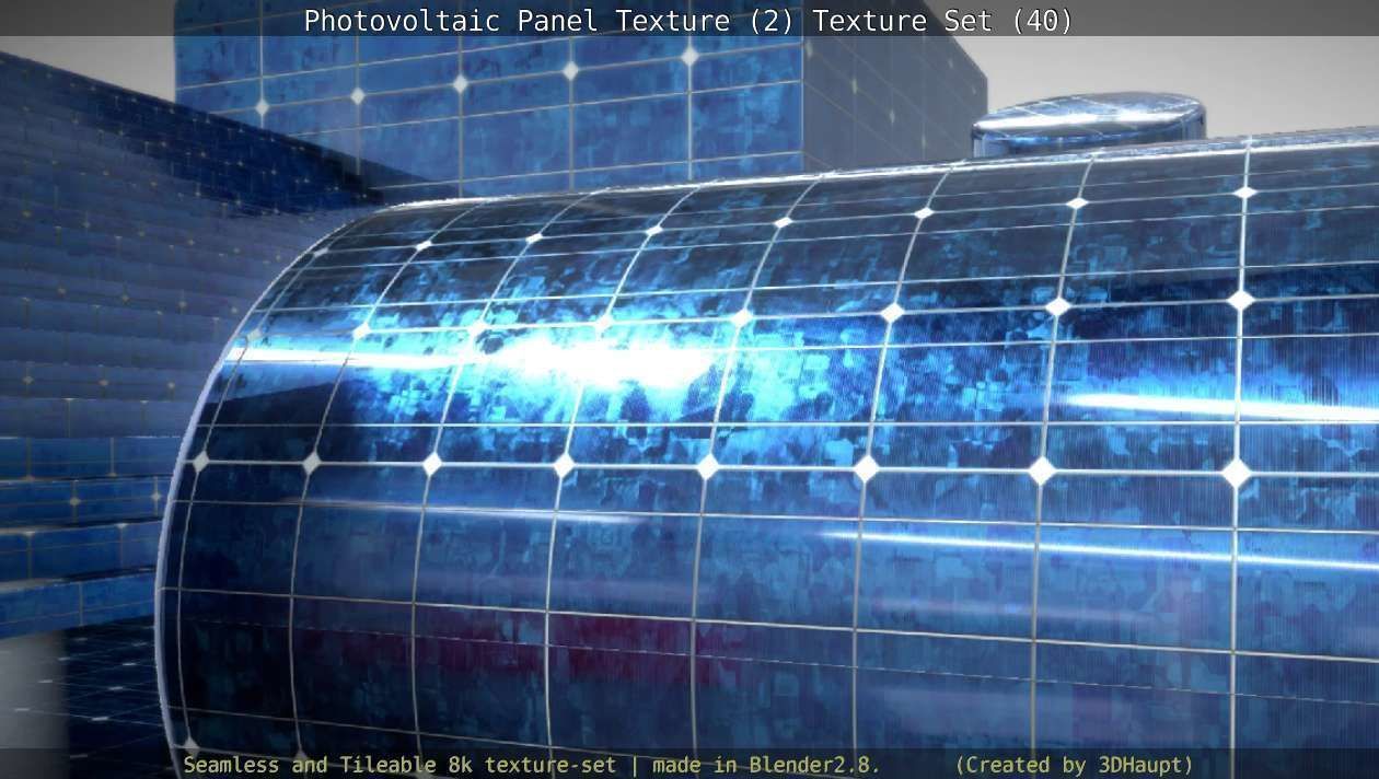 Photovoltaic Panel Texture 2 - Texture Set 40 Texture_67