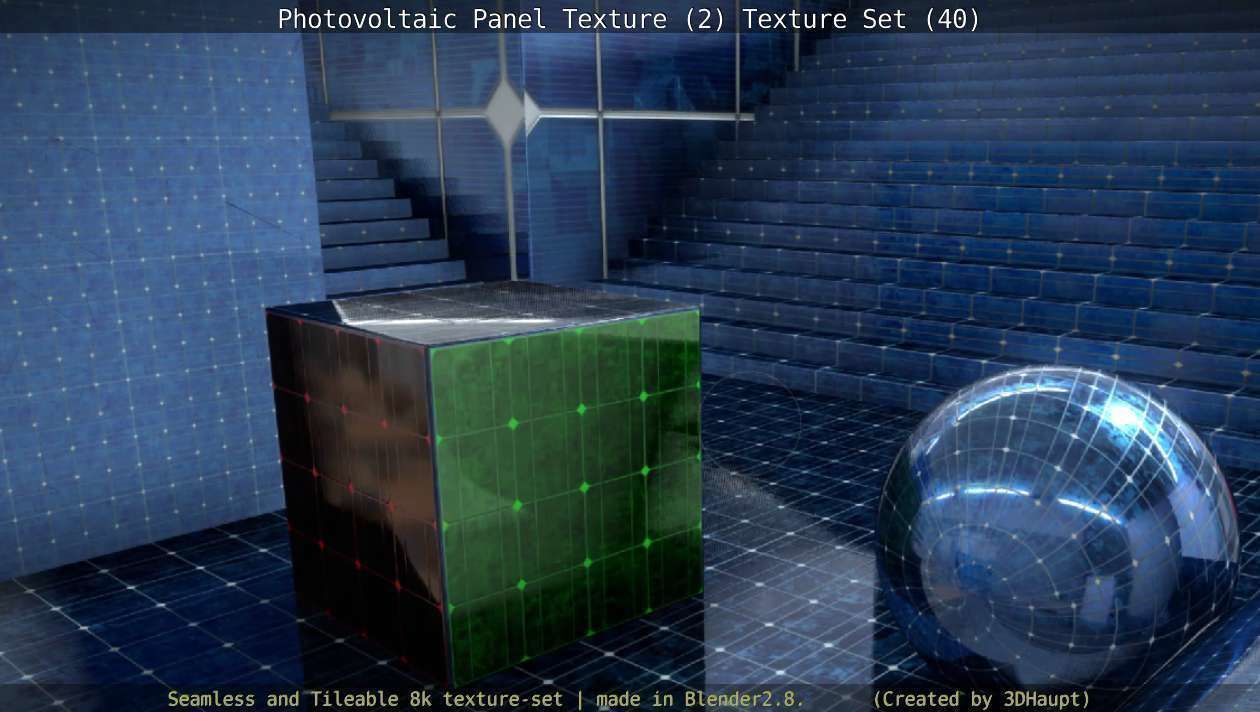 Photovoltaic Panel Texture 2 - Texture Set 40 Texture_50
