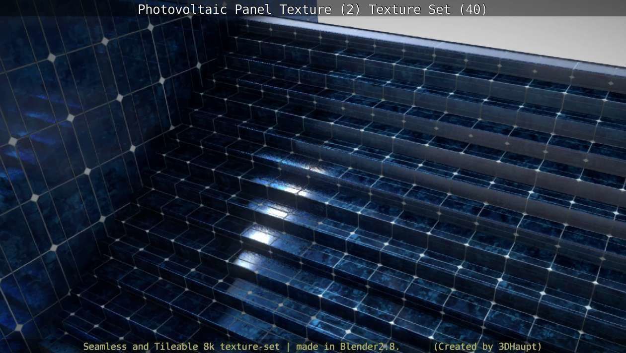 Photovoltaic Panel Texture 2 - Texture Set 40 Texture_93