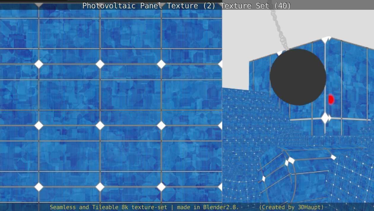 Photovoltaic Panel Texture 2 - Texture Set 40 Texture_27