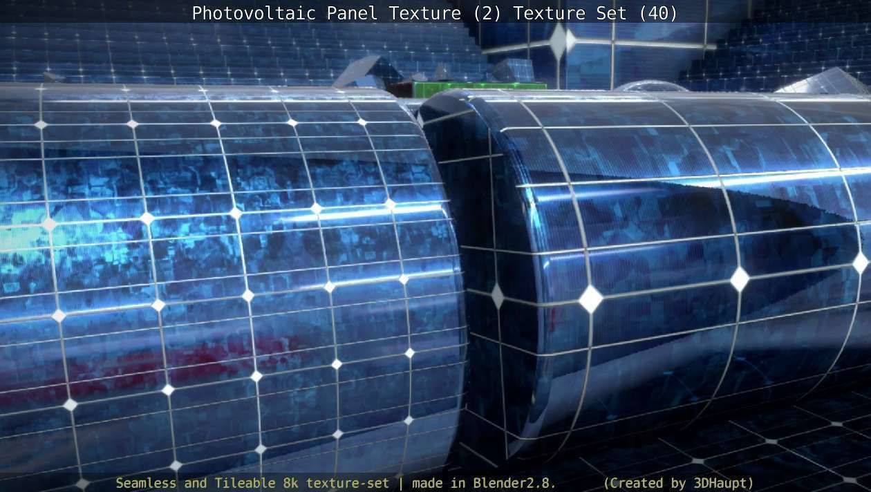 Photovoltaic Panel Texture 2 - Texture Set 40 Texture_120