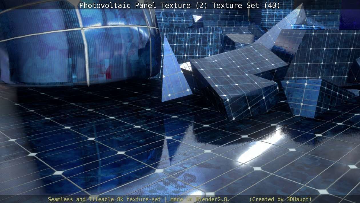 Photovoltaic Panel Texture 2 - Texture Set 40 Texture_134