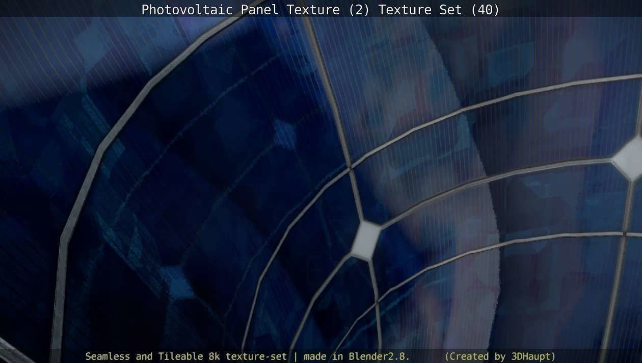 Photovoltaic Panel Texture 2 - Texture Set 40 Texture_89