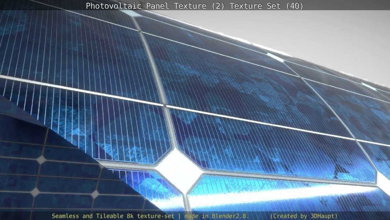 Photovoltaic Panel Texture 2 - Texture Set 40 Texture_83