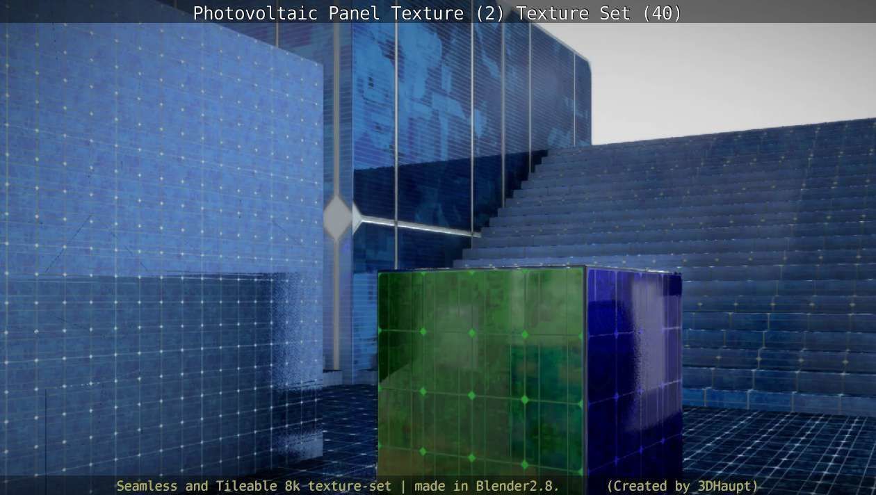 Photovoltaic Panel Texture 2 - Texture Set 40 Texture_51