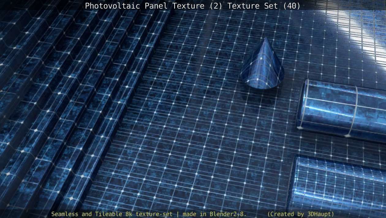Photovoltaic Panel Texture 2 - Texture Set 40 Texture_43