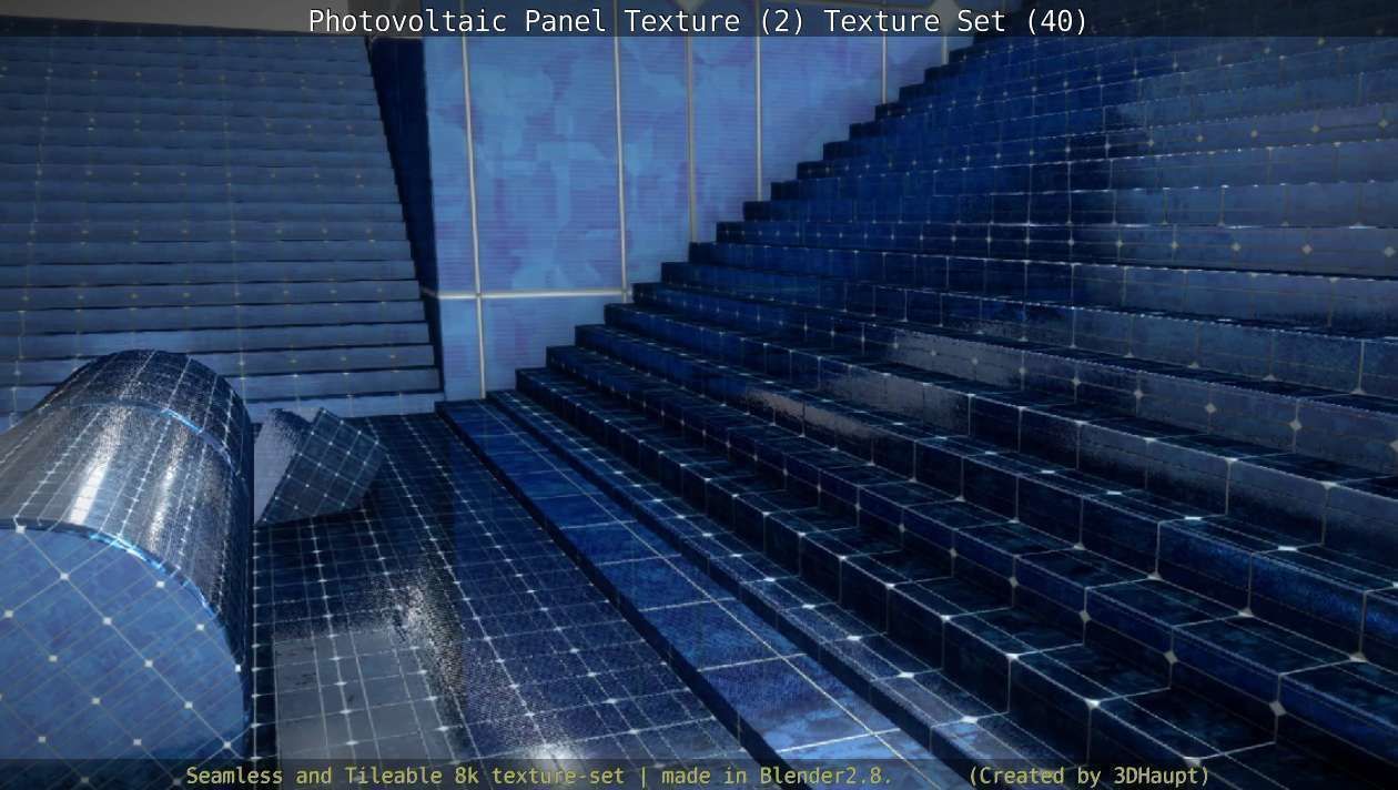 Photovoltaic Panel Texture 2 - Texture Set 40 Texture_105