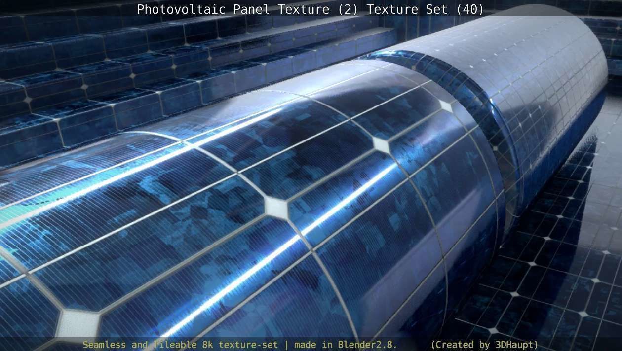 Photovoltaic Panel Texture 2 - Texture Set 40 Texture_114