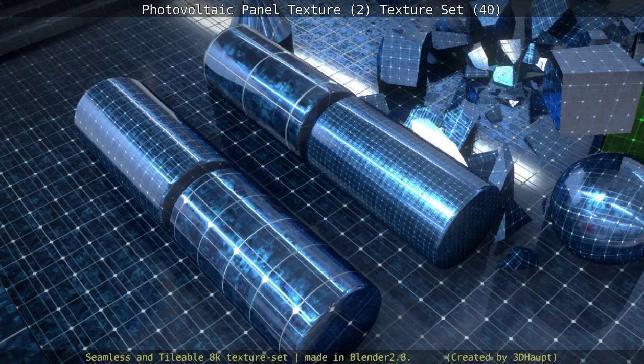 Photovoltaic Panel Texture 2 - Texture Set 40 Texture_117