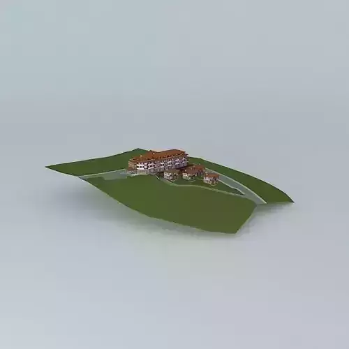 Orpheus Rocks' houses Free 3D model