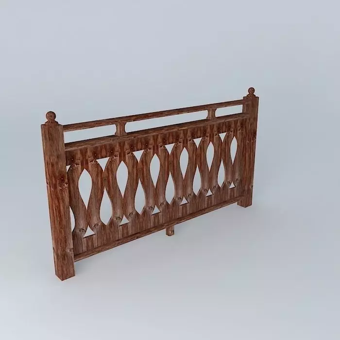 Rodhopean railing Free 3D model