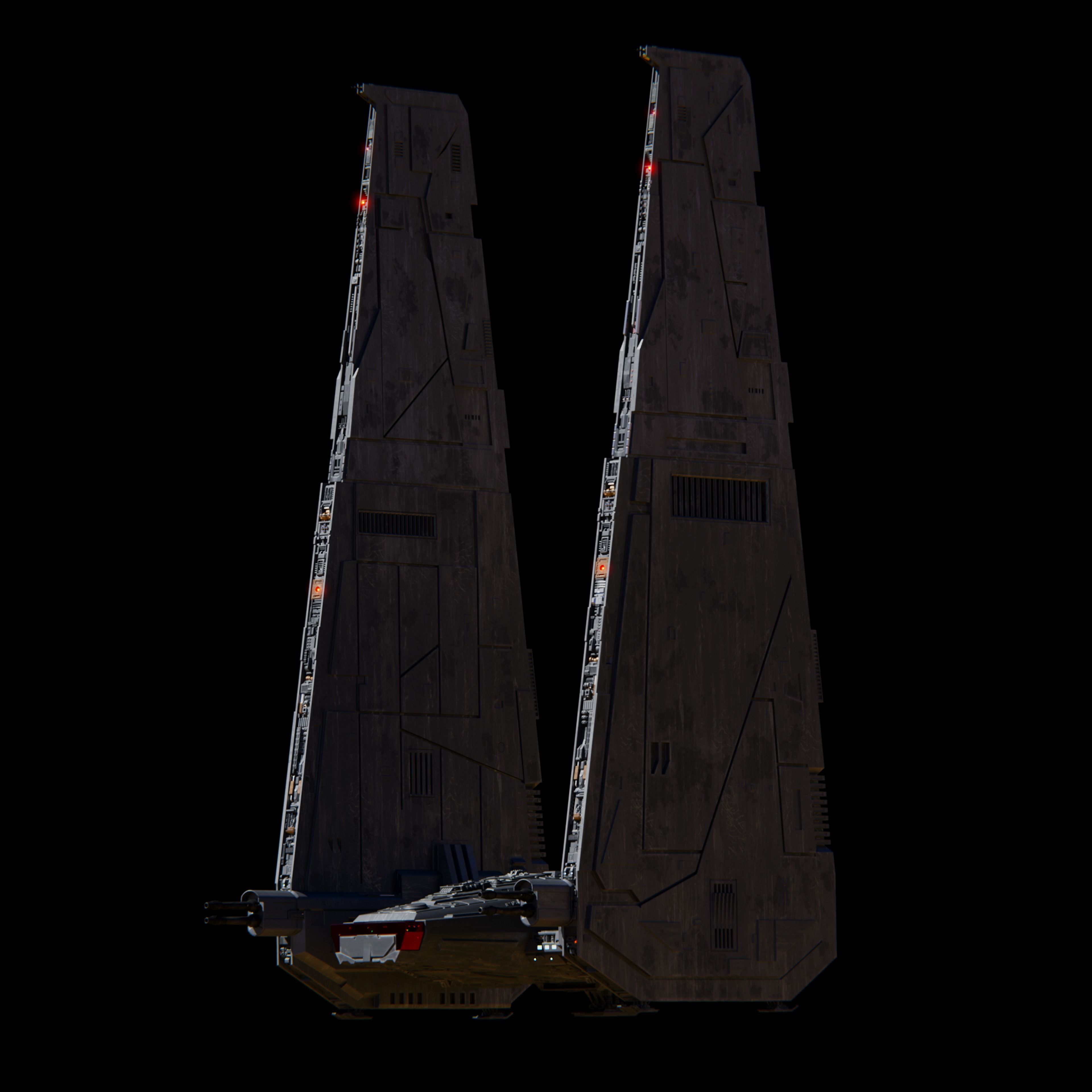 star wars command shuttle 3D model_3