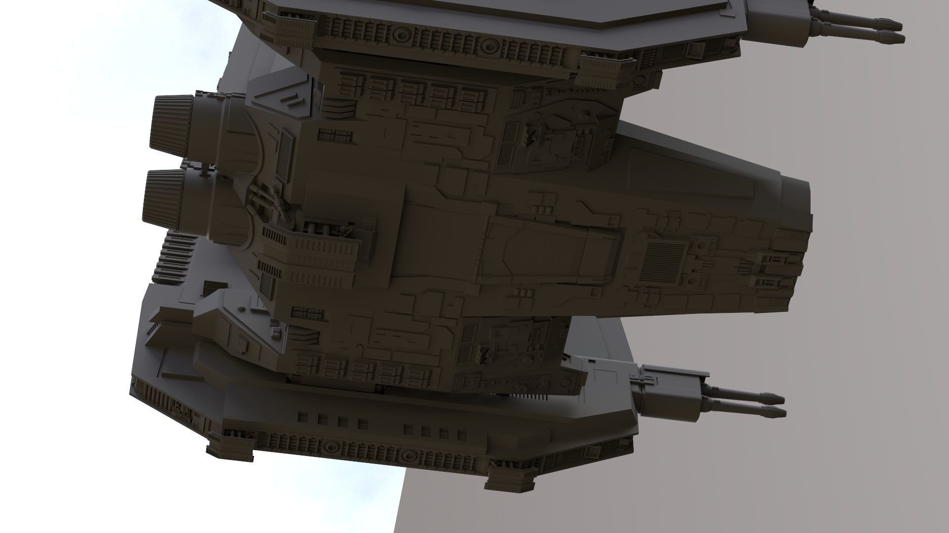 star wars command shuttle 3D model_20