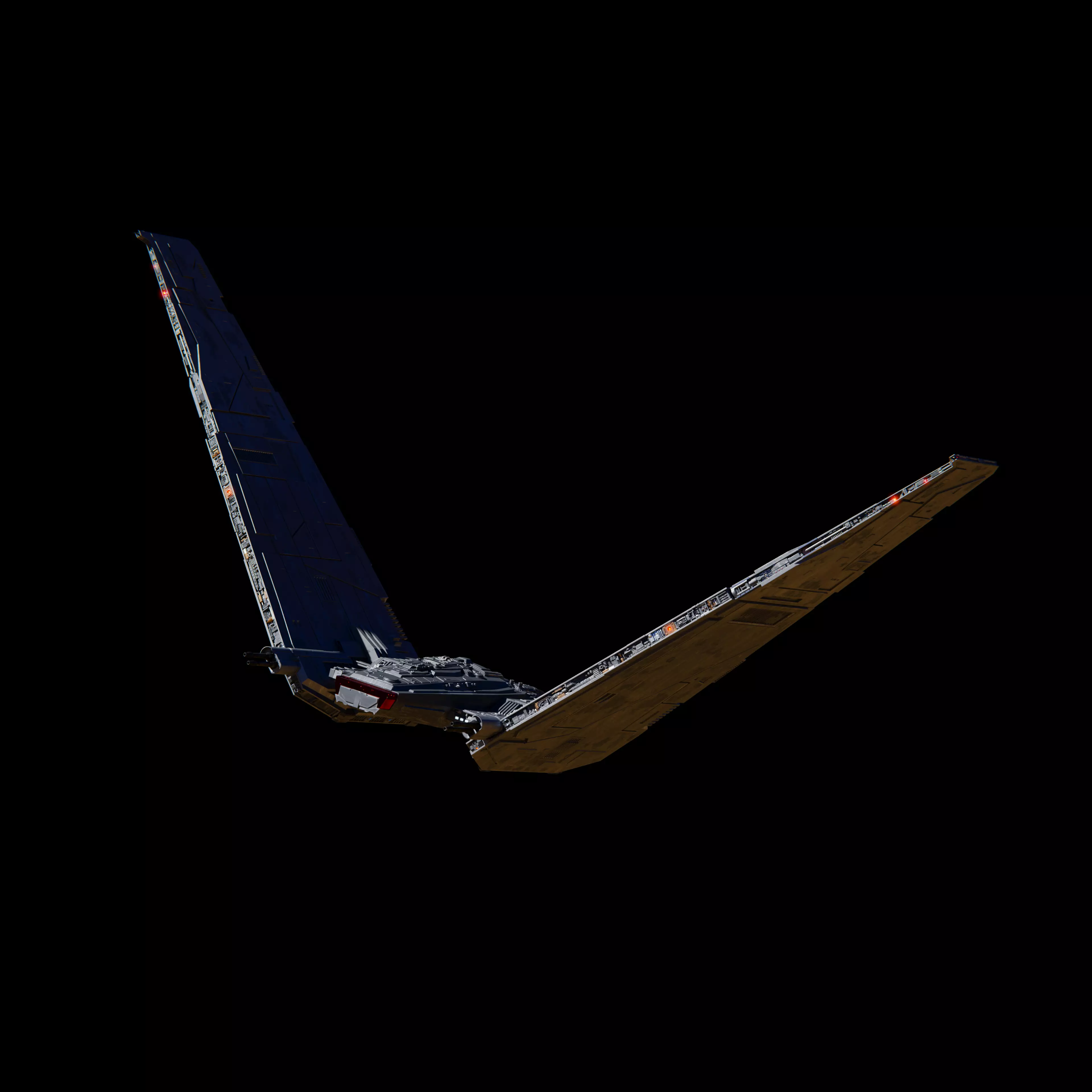 star wars command shuttle 3D model_0