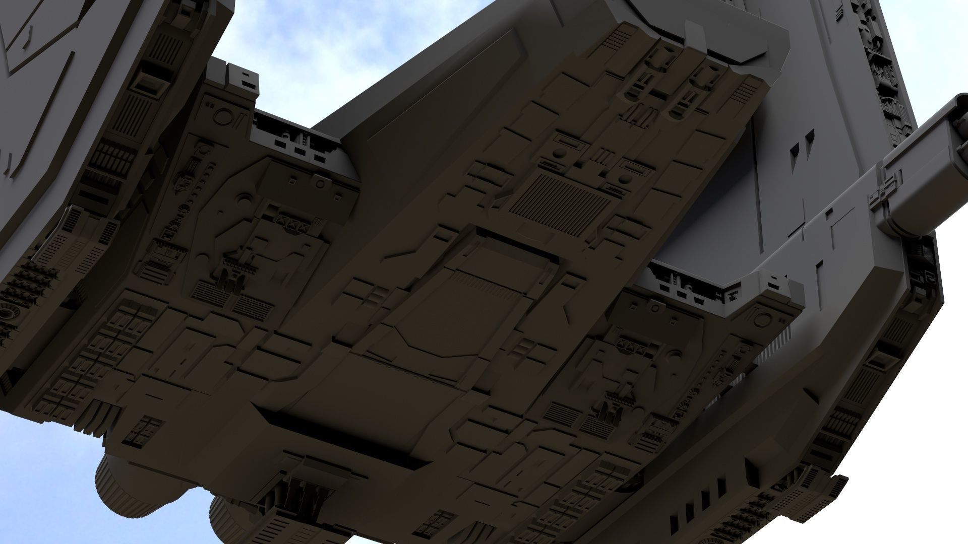 star wars command shuttle 3D model_22