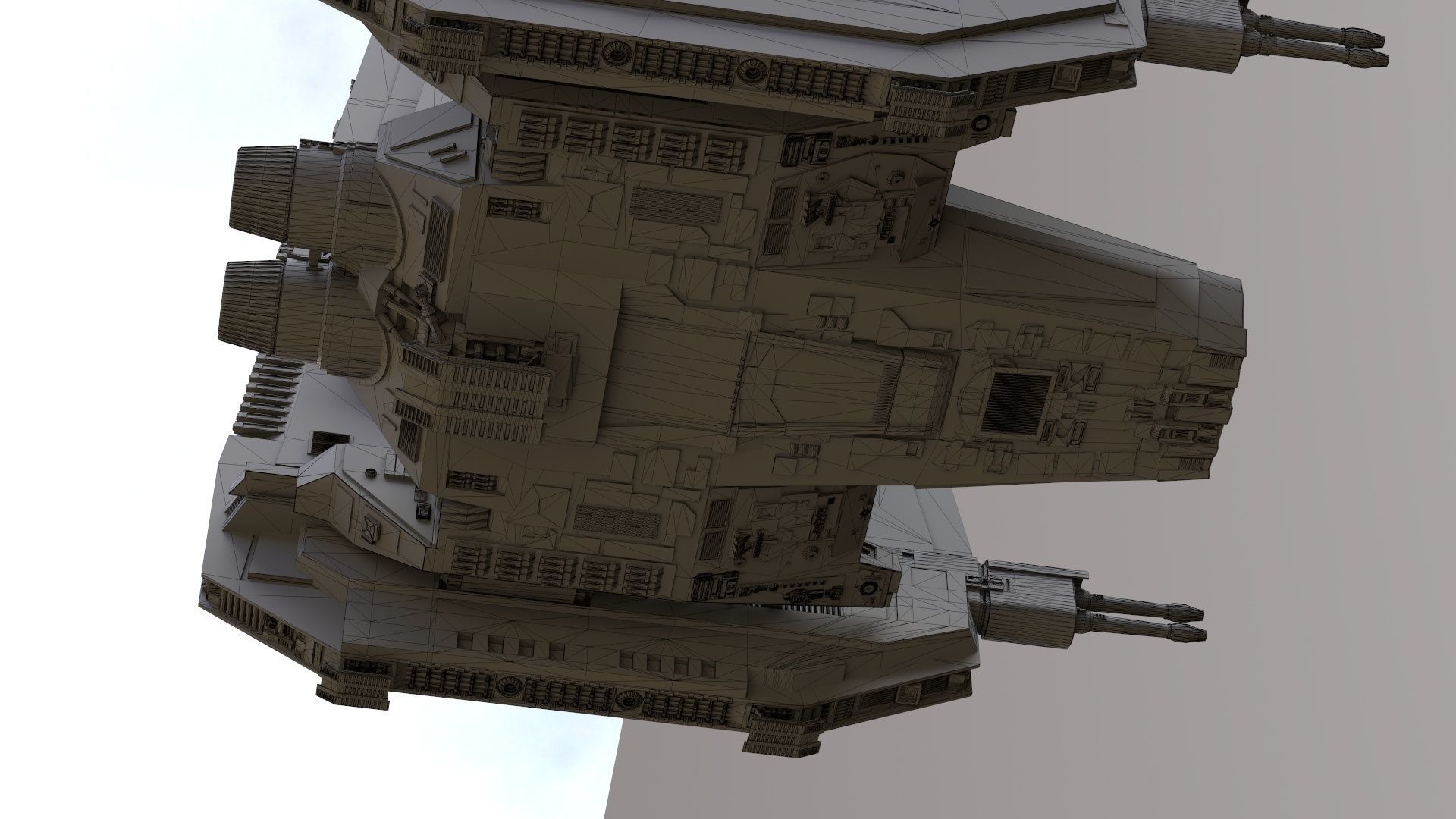 star wars command shuttle 3D model_21