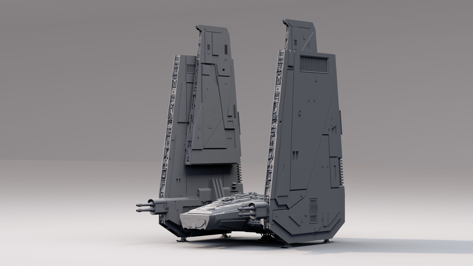 star wars command shuttle 3D model_4